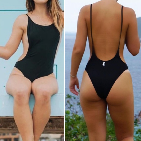 Sunny Co Other - NEW SUNNY CO Black Classic Viral Sexy One Piece H